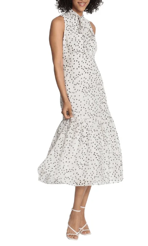 Amazing Deals Maggy London G5287M - Polka Dotted Sleeveless Dress
