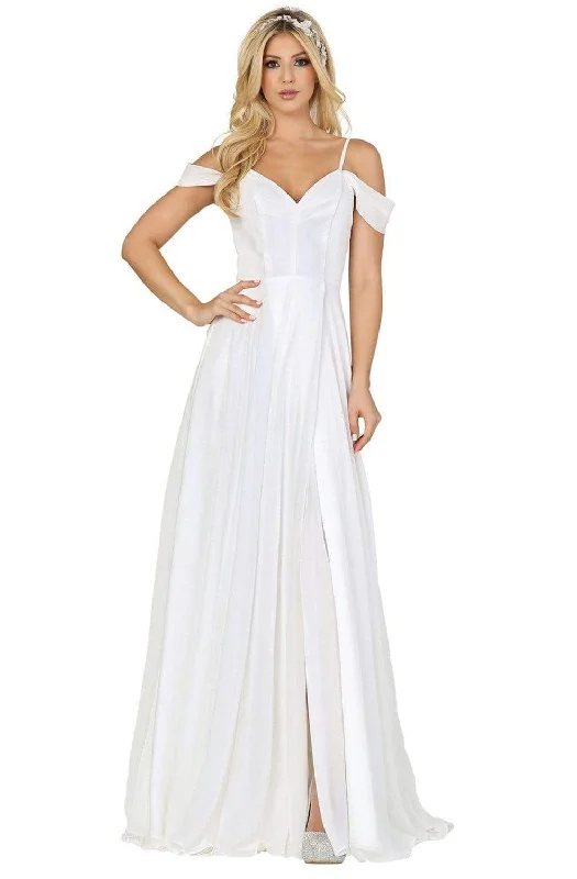 Deal Dash Dancing Queen - 155 Lace Applique V-neck A-line Dress