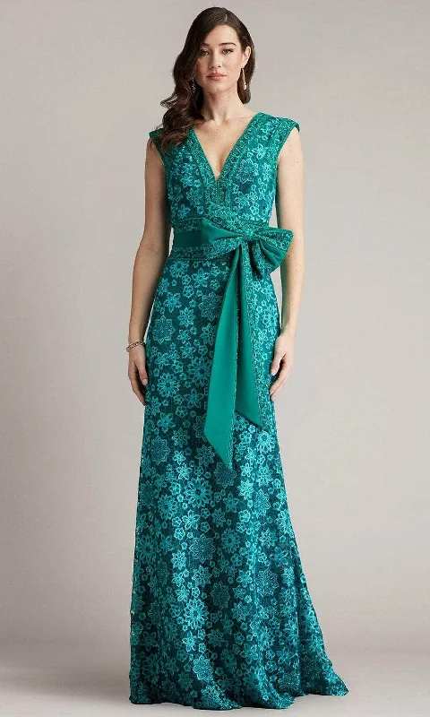 Reduced Prices Tadashi Shoji CFX24579L - Embroidery Detailed Evening Gown