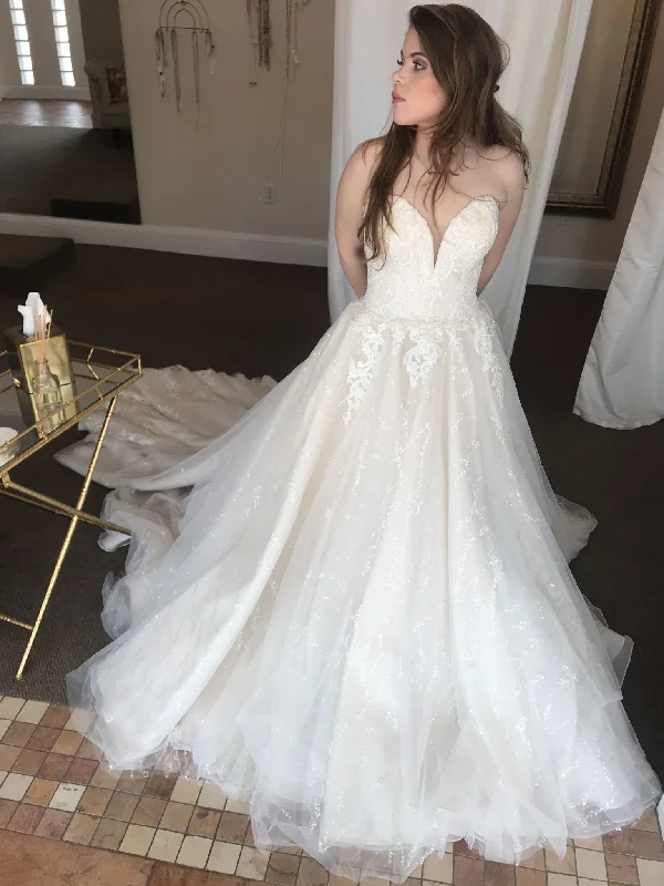 Warehouse Sale Martina Liana Glam Ballgown with Sequin Details / #1026IQ