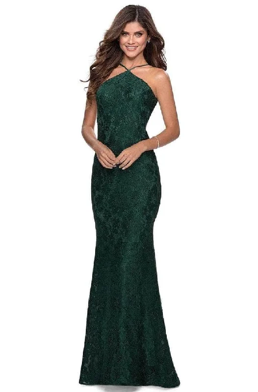 Weekend Flash Sale La Femme - Backless Sheath Prom Dress 28619SC