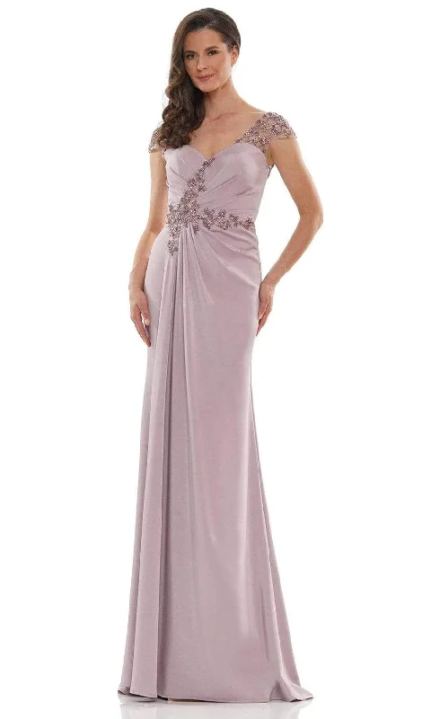 Price Fest Marsoni by Colors - V-Neck Embellished Formal Gown MV1133