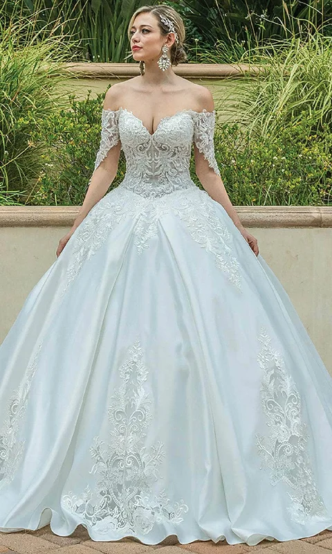 Act Fast Dancing Queen 0187 - Embroidered Sweetheart Neck Ballgown