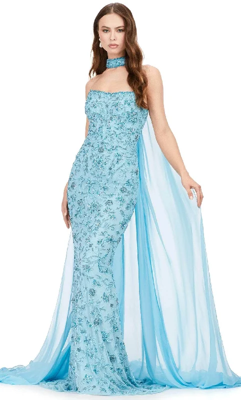 Reduced Prices Ashley Lauren 11404 - Strapless Beaded Evening Dress