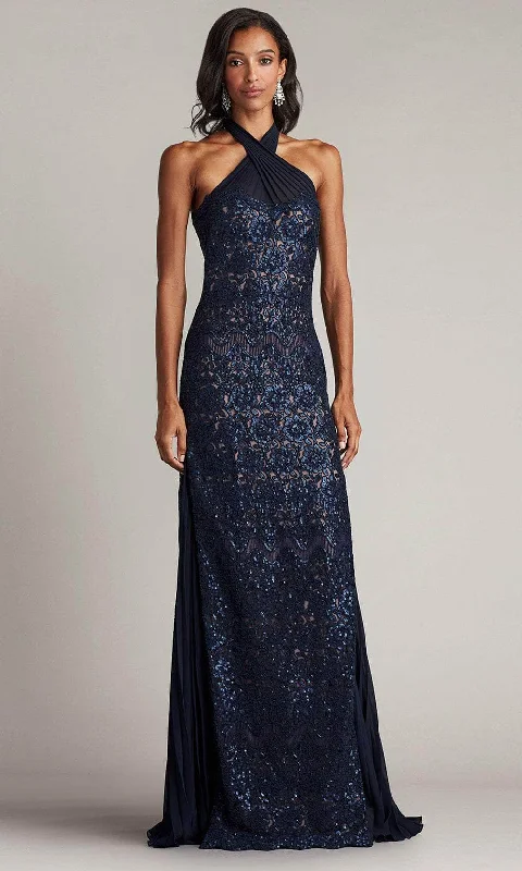 Massive Deals Tadashi Shoji CFC24347L - Embroidered Sleeveless Evening Gown