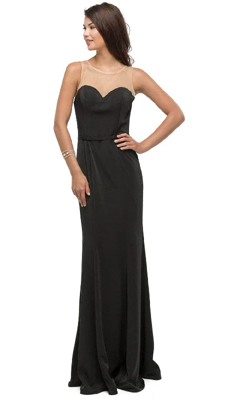 Final Markdown Dancing Queen 9524 - Illusion Jewel Sweetheart Prom Gown