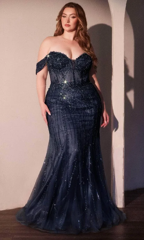 Crazy Savings Cinderella Divine CC341C - Beaded Corset Evening Gown