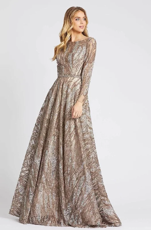 Low Prices Mac Duggal Evening 79261 - Long Sleeve Beaded Formal Dress