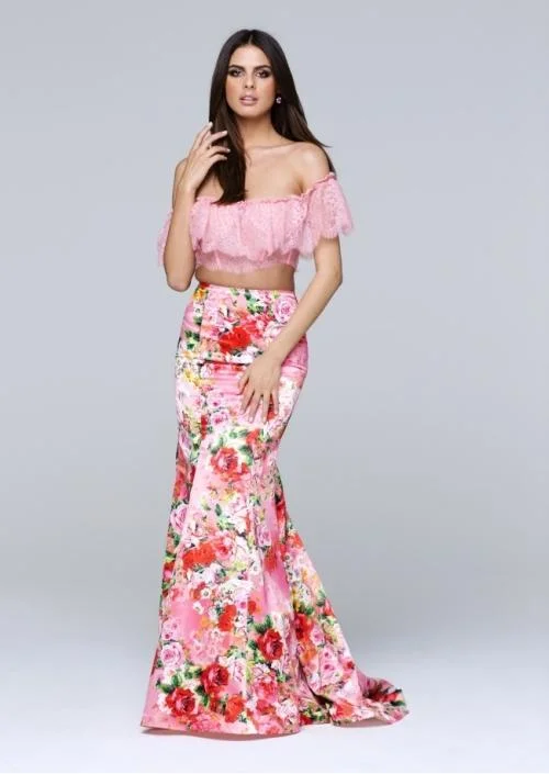 New Deals Tarik Ediz - Two-Piece Long Dress 50090