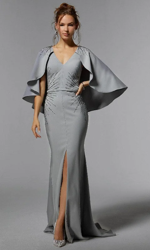 Savings Alert MGNY By Mori Lee 72914 - Crystal beaded Evening Gown