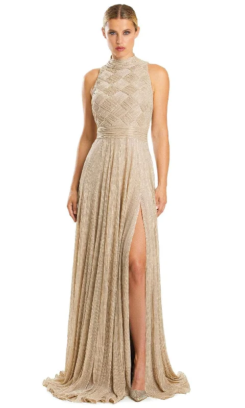 Mega Sale Alexander by Daymor 1856F23 - Sleeveless Halter Long Dress