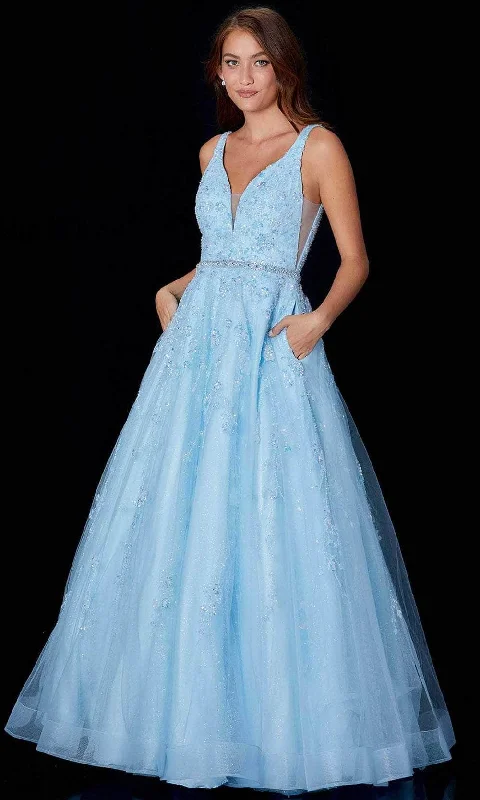 Daily Deals Amarra 87236 - Sequin A-Line Prom Dress