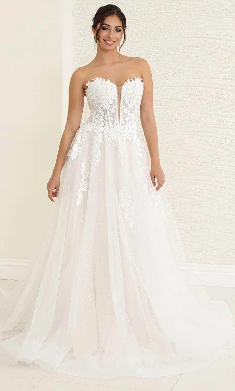 Price Fest May Queen RQ8131 - Applique Sweetheart Bridal Gown