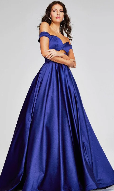 Discount Extravaganza Jovani 40787 - Sweetheart Off-Shoulder Prom Gown