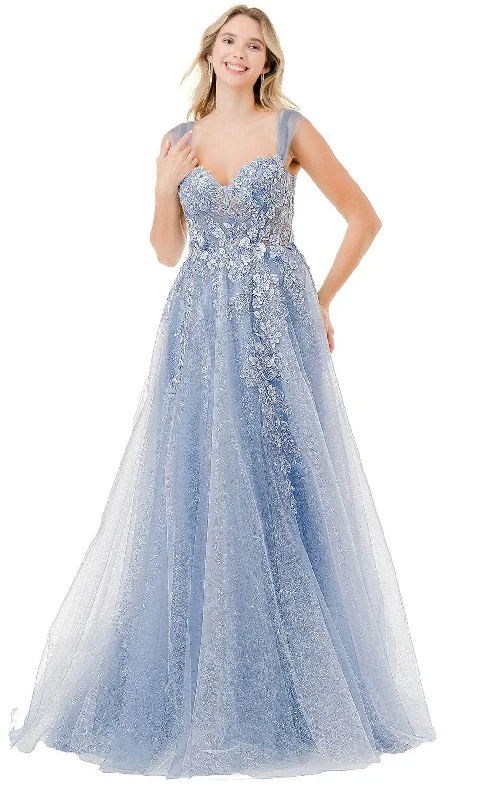 Today Only Trevi Collection L2852L - 3D Floral Embellished Sleeveless Prom Gown
