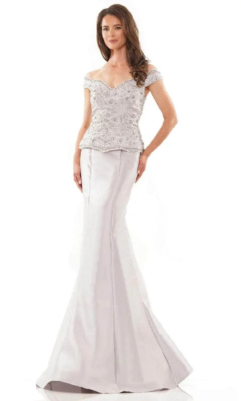 Can't Miss Rina di Montella RD2785 - Beaded Off-Shoulder Evening Gown