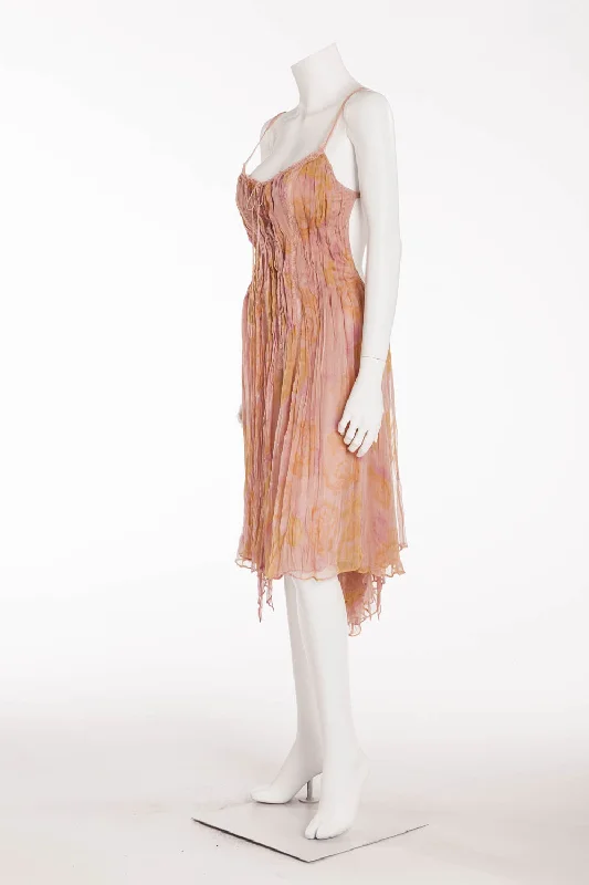 Quick Sale La Perla - Peach Lace Dress - IT 42