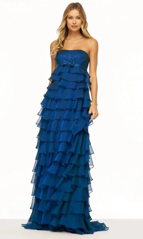 Savings Alert Sherri Hill 56226 - Strapless Bow Accented Dress