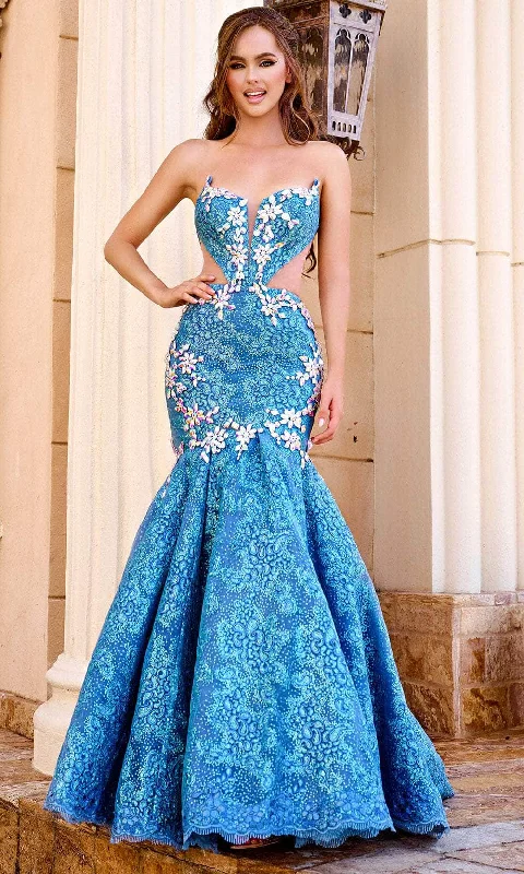Buy Now Portia and Scarlett PS24089 - Illusion Cutout Mermaid Prom Gown
