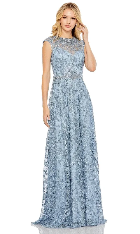 Price Reduction Mac Duggal 79430 - Embroidered Cap Sleeve Evening Dress