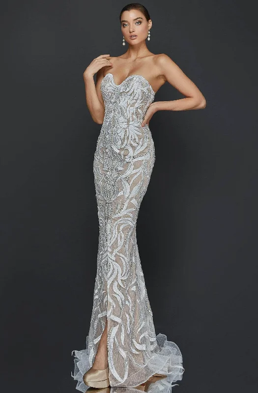 Unmissable Offer Terani Couture 2011P1067 - Applique Mermaid Prom Dress