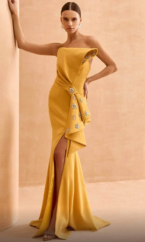 Don't Wait MNM Couture V02031 - Bow Detailed Evening Gown