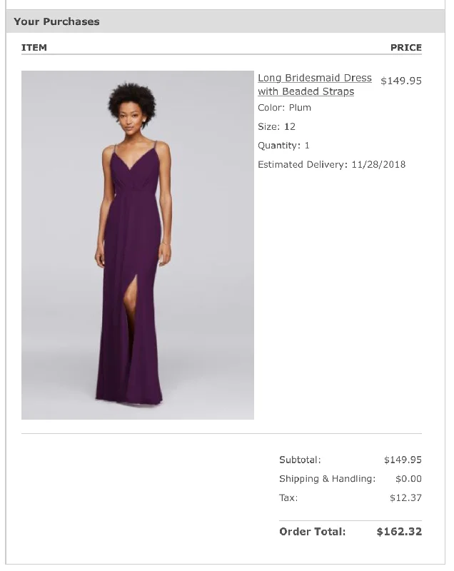 Online Specials David's Bridal F19281
