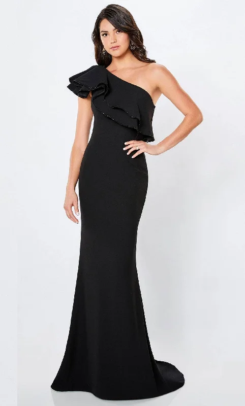 Bargain Blast Montage by Mon Cheri 221975W - Asymmetrical Neck Evening Gown