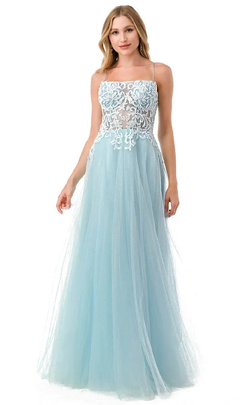 Special Promotion Trevi Collection L2809A - Straight-Across Sleeveless Prom Dress