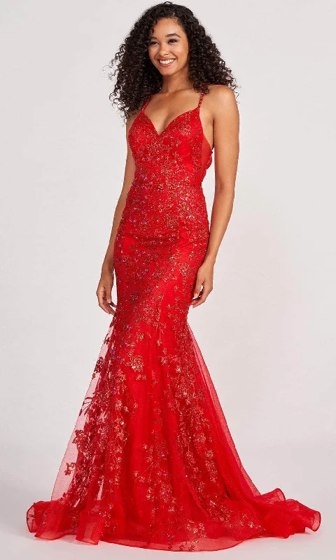 Discount Days Colette By Daphne CL2076 - Embellished Sleeveless Prom Gown