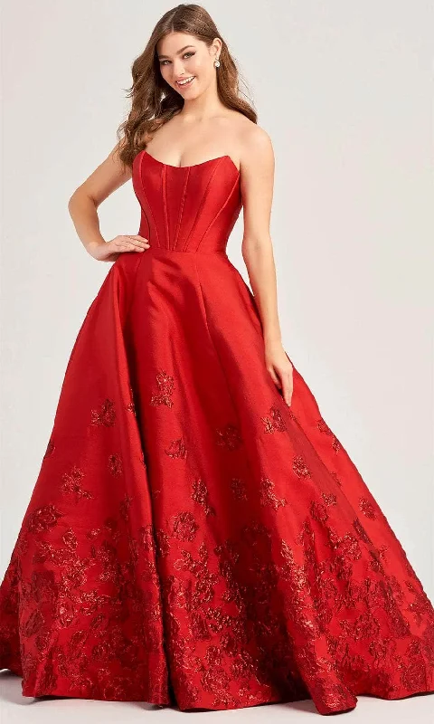 Can't Miss Ellie Wilde EW35073 - Strapless Corset Bodice Ballgown