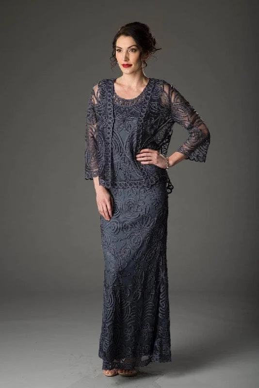 Closeout Sale Soulmates 1506 -Scoop Neck Three Piece Formal Dress