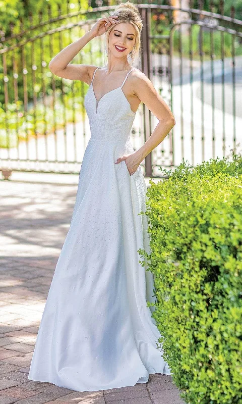 Bargain Prices Dancing Queen 0244 - Sleeveless A-Line Wedding Gown