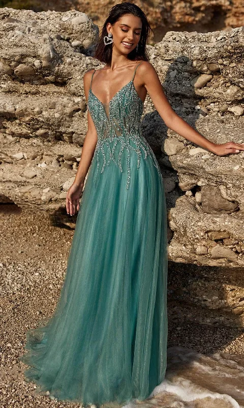 Amazing Deals Blush by Alexia Designs 12148 - Embellished Sleeveless Ballgown