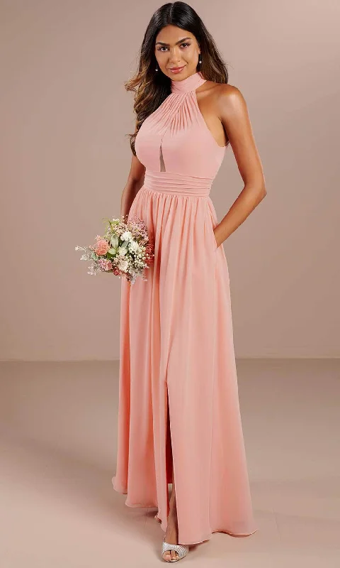Price Fest Christina Wu Celebration 22190 - Halter Neck Pleated Dress