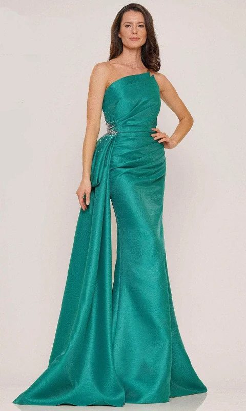 Seasonal Clearance Rina Di Montella RD2750 - Strapless Draped Evening Dress
