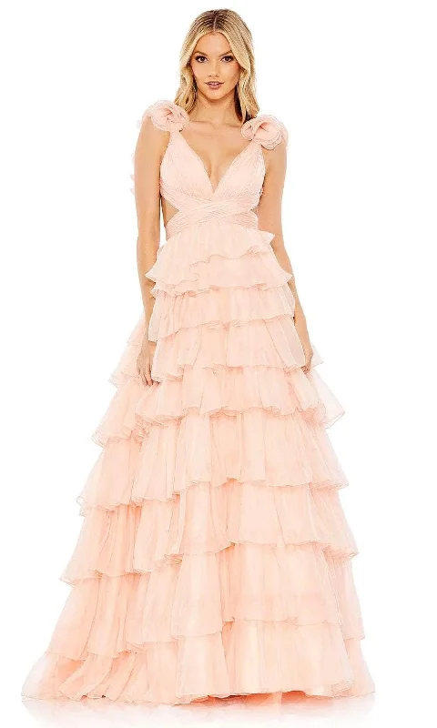 Year-End Clearance Mac Duggal 67959 - Tiered Chiffon Dress