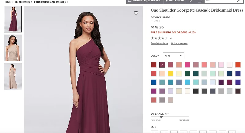 Today Only David's Bridal F19832