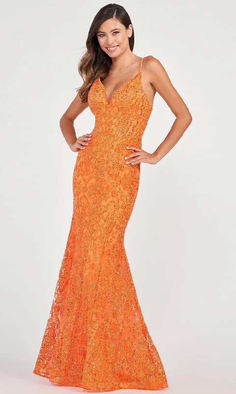 Today’s Deal Colette By Daphne CL2010 - Lace Embroidered Evening Gown