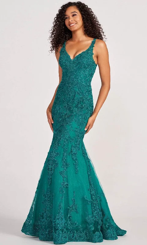 Markdowns Colette By Daphne CL2036 - Lace Mermaid Prom dress