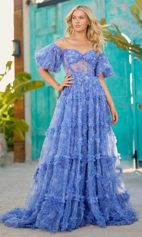Online Specials Sherri Hill 56009 - Corset Illusion Prom Dress