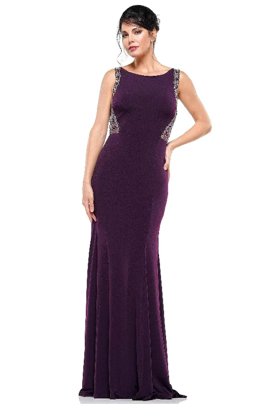 Best Seller Rina Di Montella RD2609 - Beaded Sheer Evening Dress