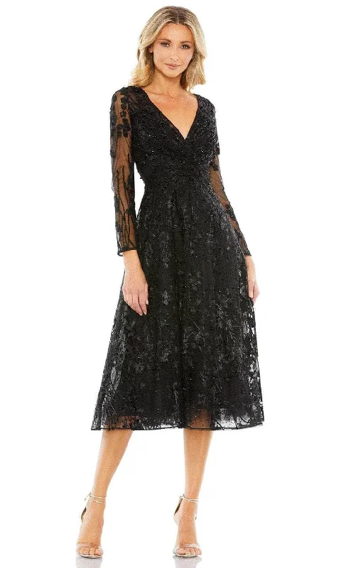 Deal of the Day Mac Duggal 20404 - Beaded Lace Cocktail Dress