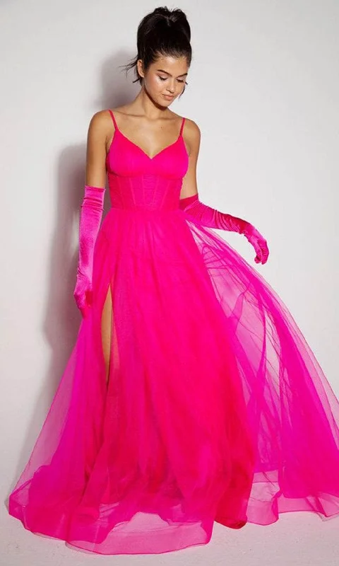 Midnight Sale Eureka Fashion 9177 - A-Line Corset Bodice Prom Gown