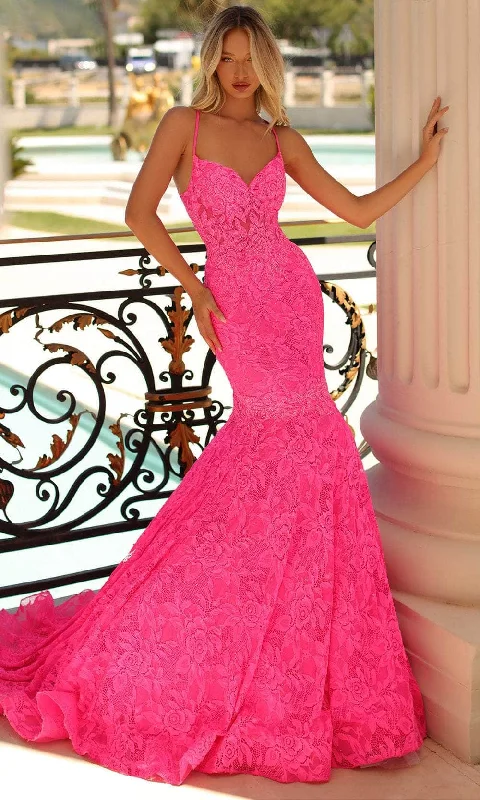 YEAR-End Sale Clarisse - Sweetheart Floral Lace Evening Gown 810475
