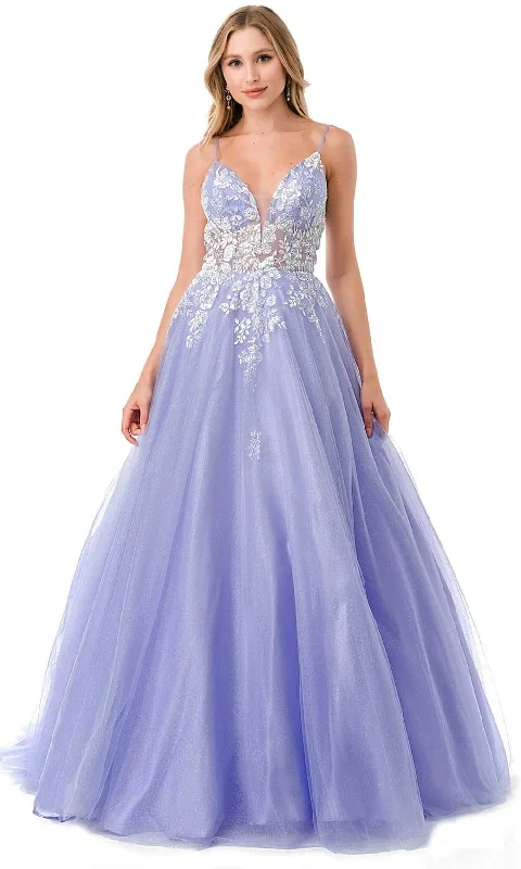 Price Blitz Trevi Collection L2791B - Applique Sweetheart Prom Dress