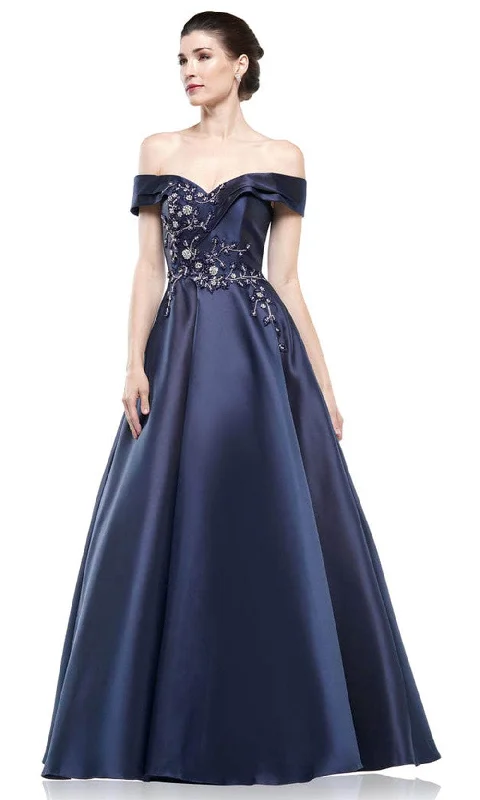 Value Deals Marsoni by Colors MV1008-1 - Mikado Off-Shoulder Ballgown