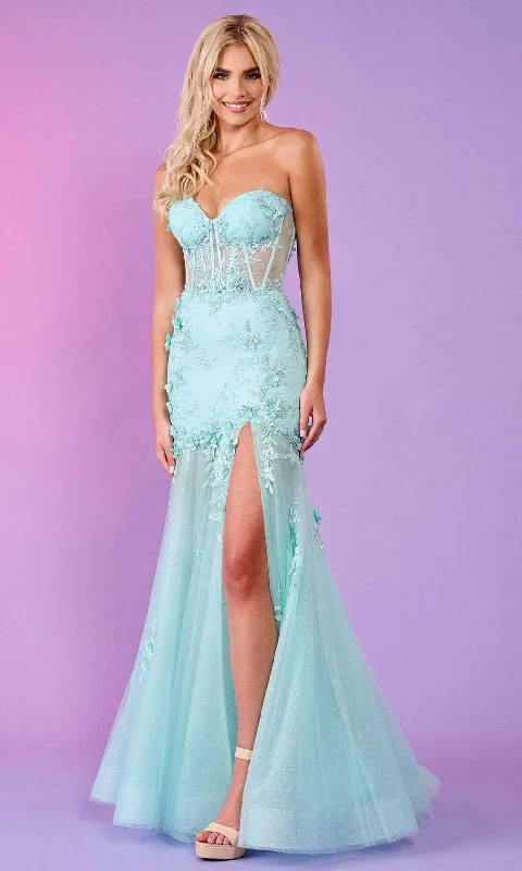 Price Cut Rachel Allan 70588 - Illusion Corset Evening Dress