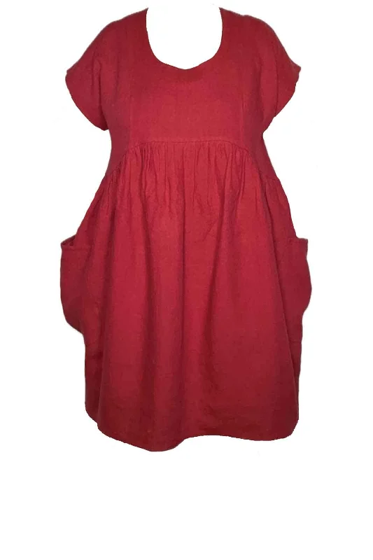 Daily Specials Layercake Summer Linen Cap Gather Dress - Ready to Ship