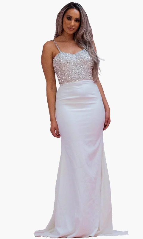 Act Fast Chic and Holland BM1345 - Embellished Sweetheart Formal Gown